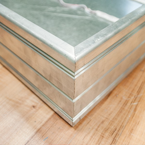 Kasetony z profili aluminiowych